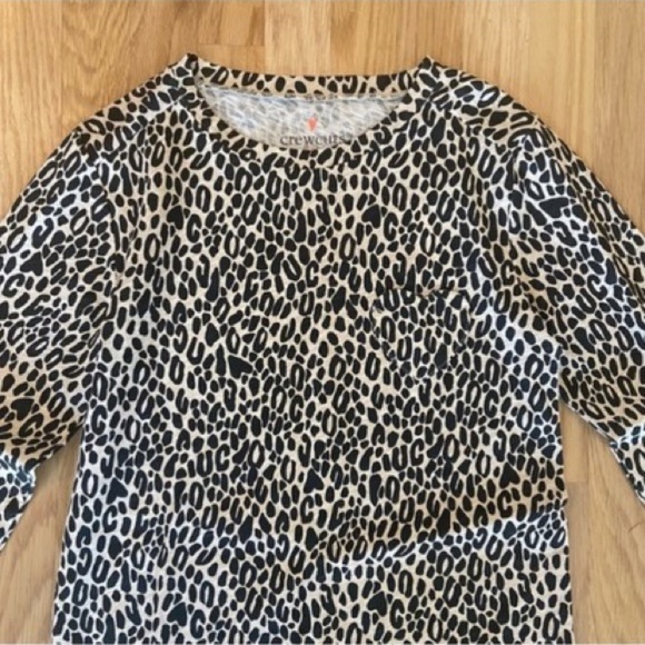 Crewcuts Long Sleeve T Shirt Leopard Print Size XL (12-14) NWT - Picture 3 of 8